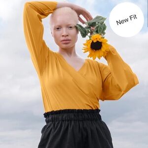 ADAY‎ | That’s a Wrap Blouse (Yellow)